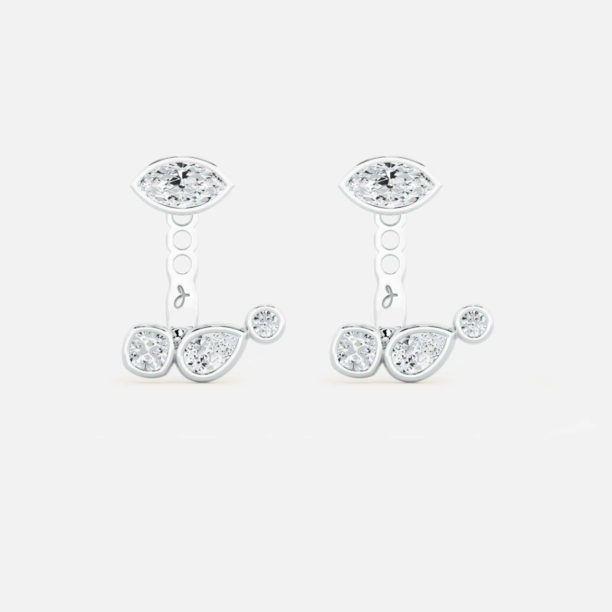 Multiform 3 Diamond Jacket - Marquise Base