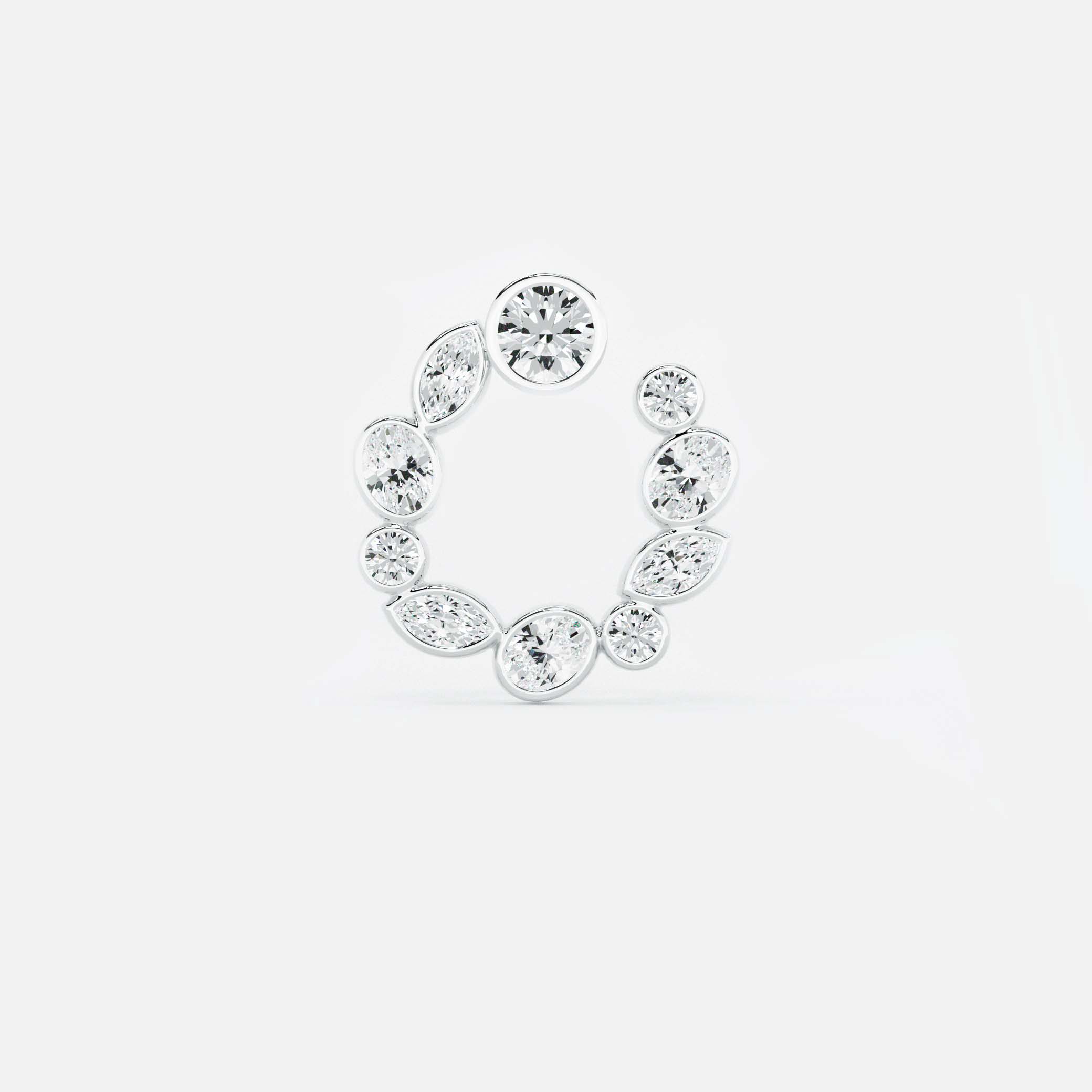 Multiform Diamond Hoop
