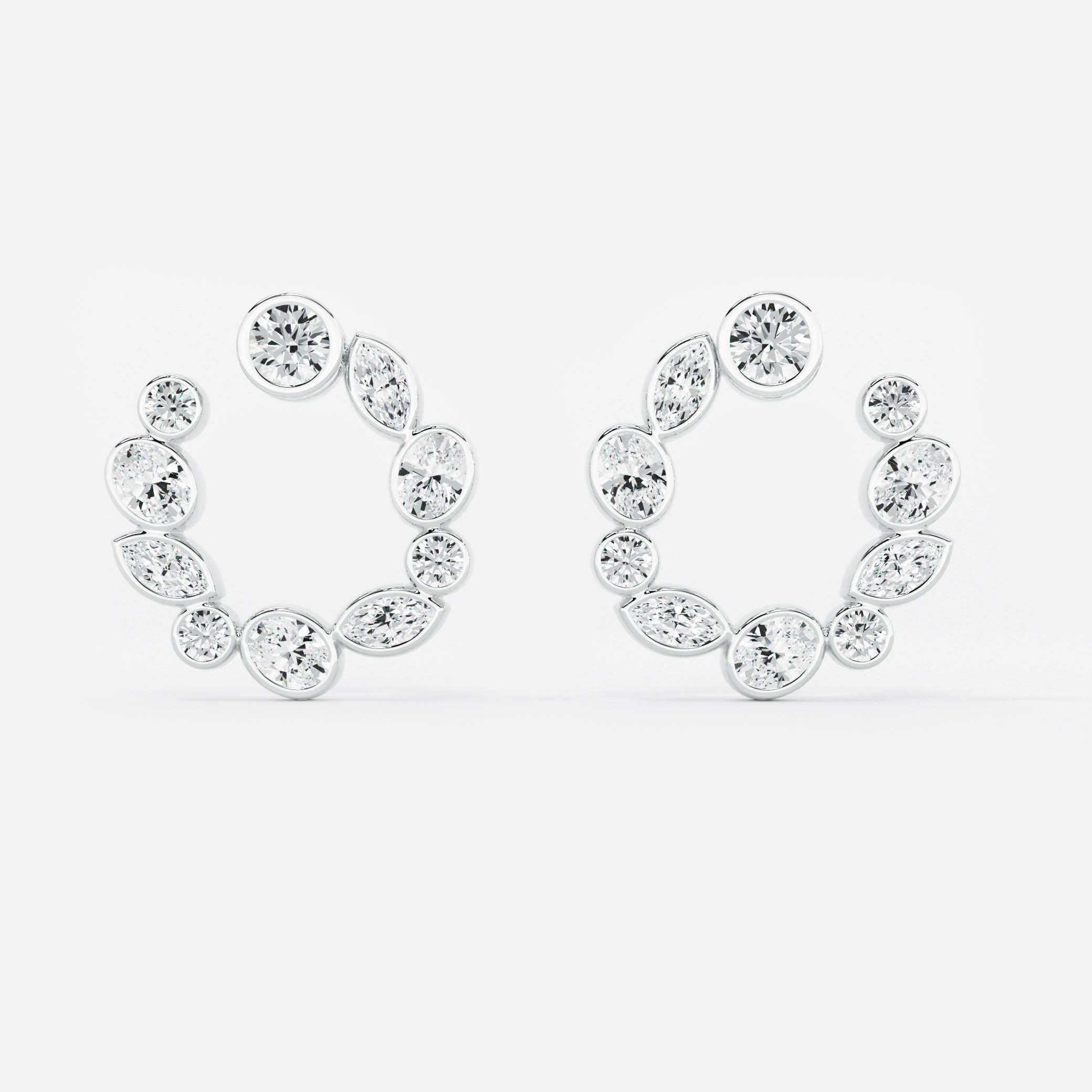 Multiform Diamond Hoop