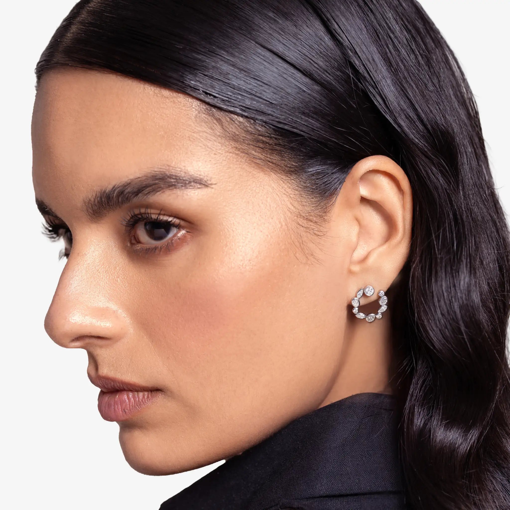 Multiform Diamond Hoop