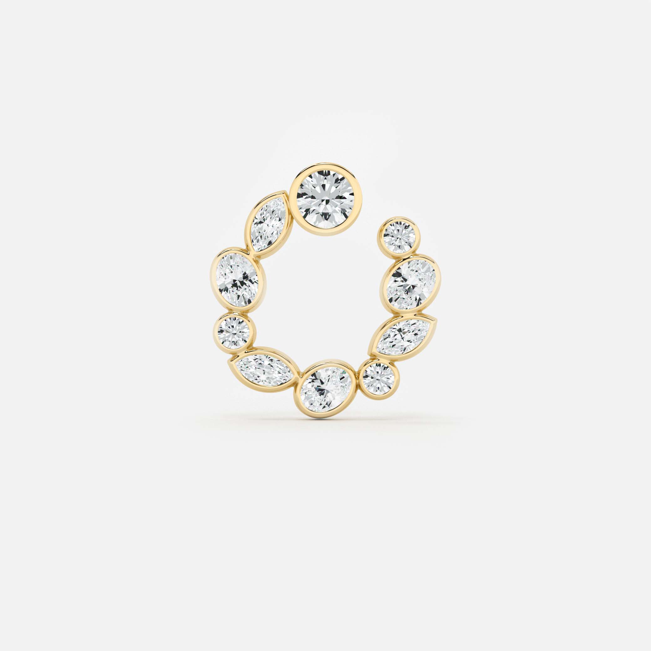 Multiform Diamond Hoop