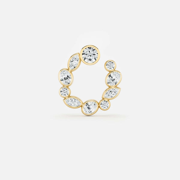 Multiform Diamond Hoop