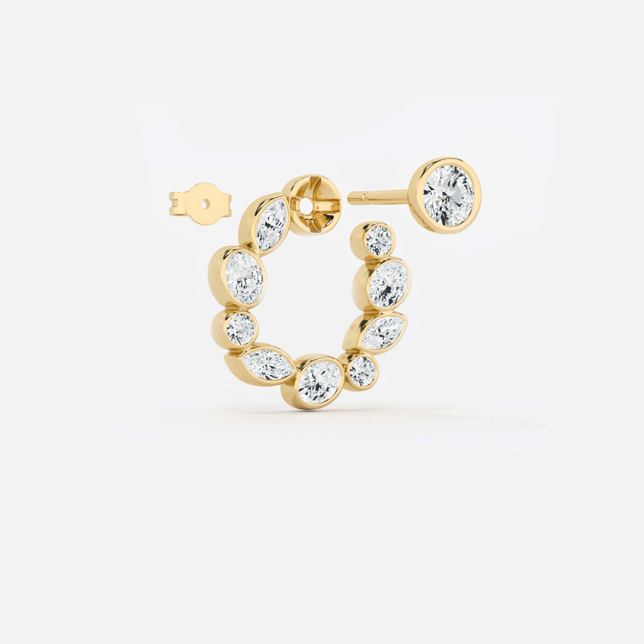 Multiform Diamond Hoop