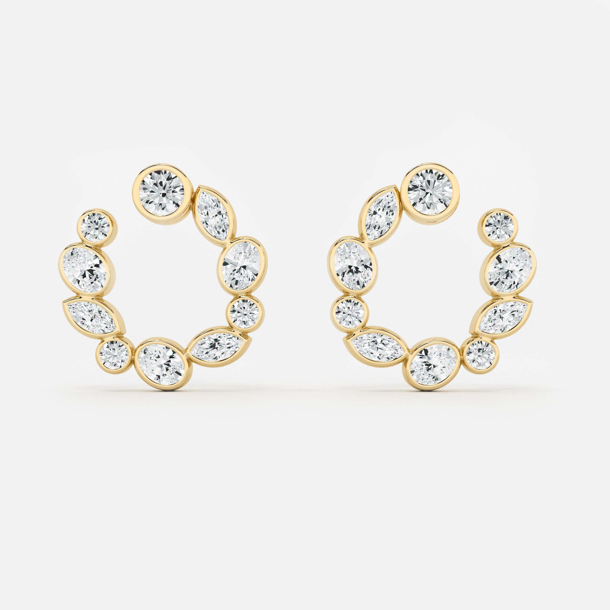 Multiform Diamond Hoop