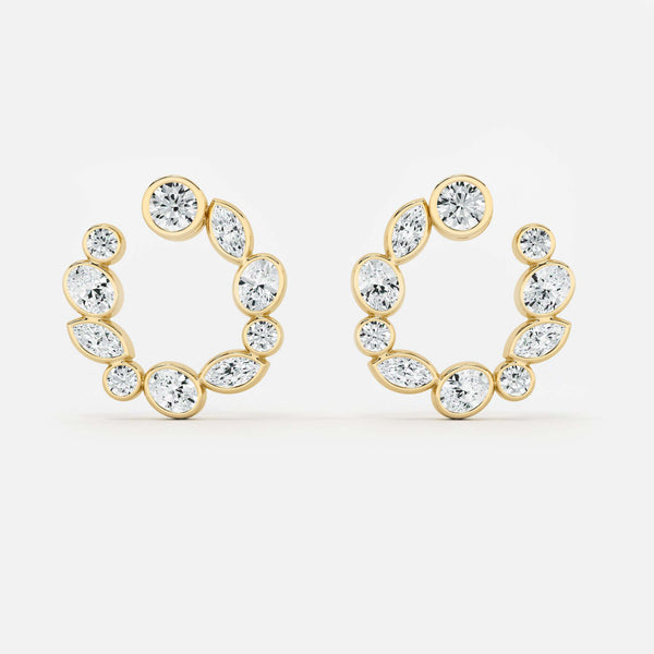 Multiform Diamond Hoop