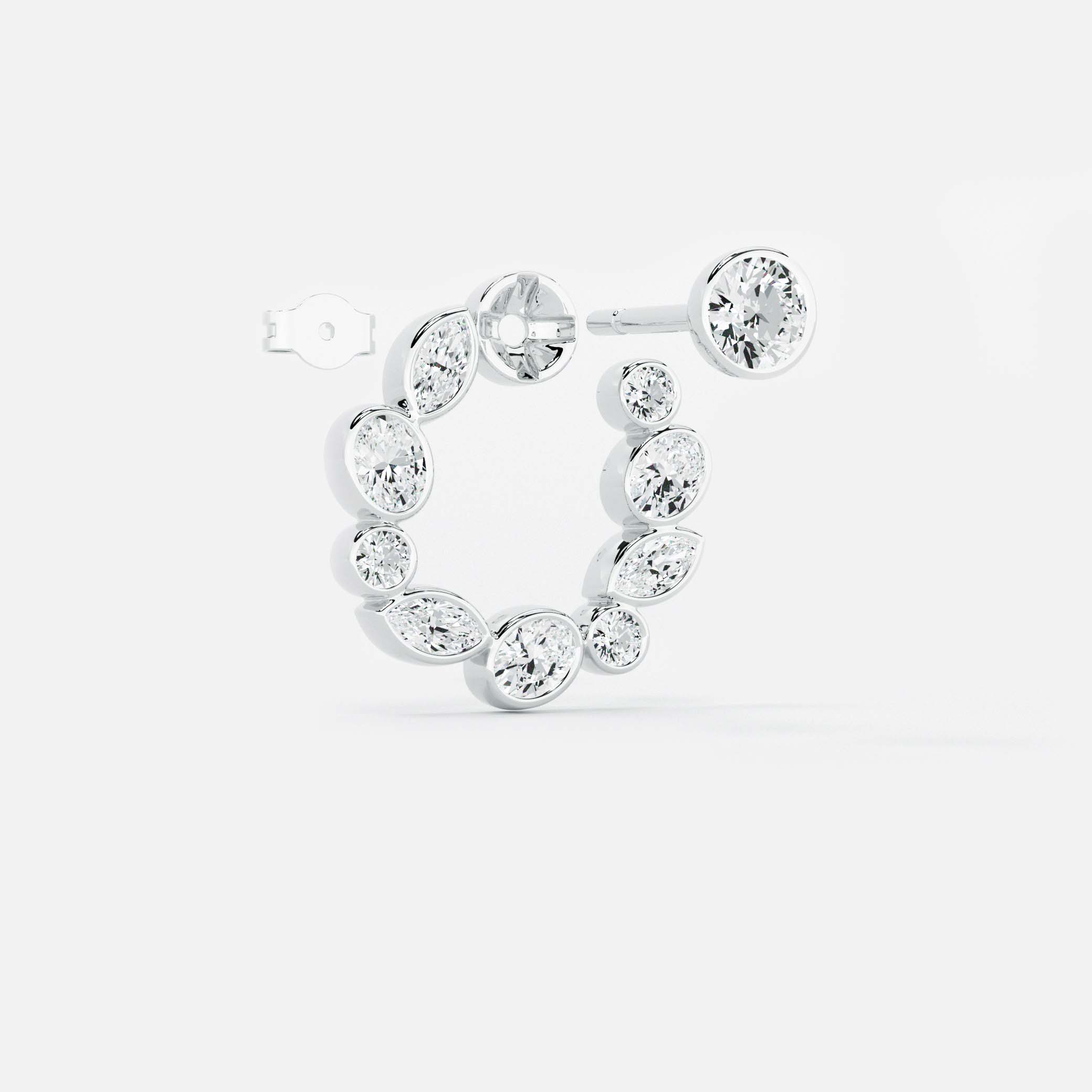 Multiform Diamond Hoop