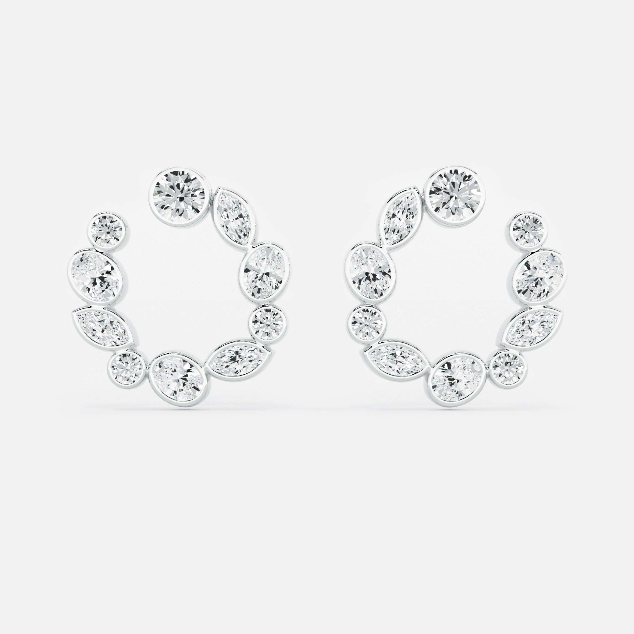 Multiform Diamond Hoop