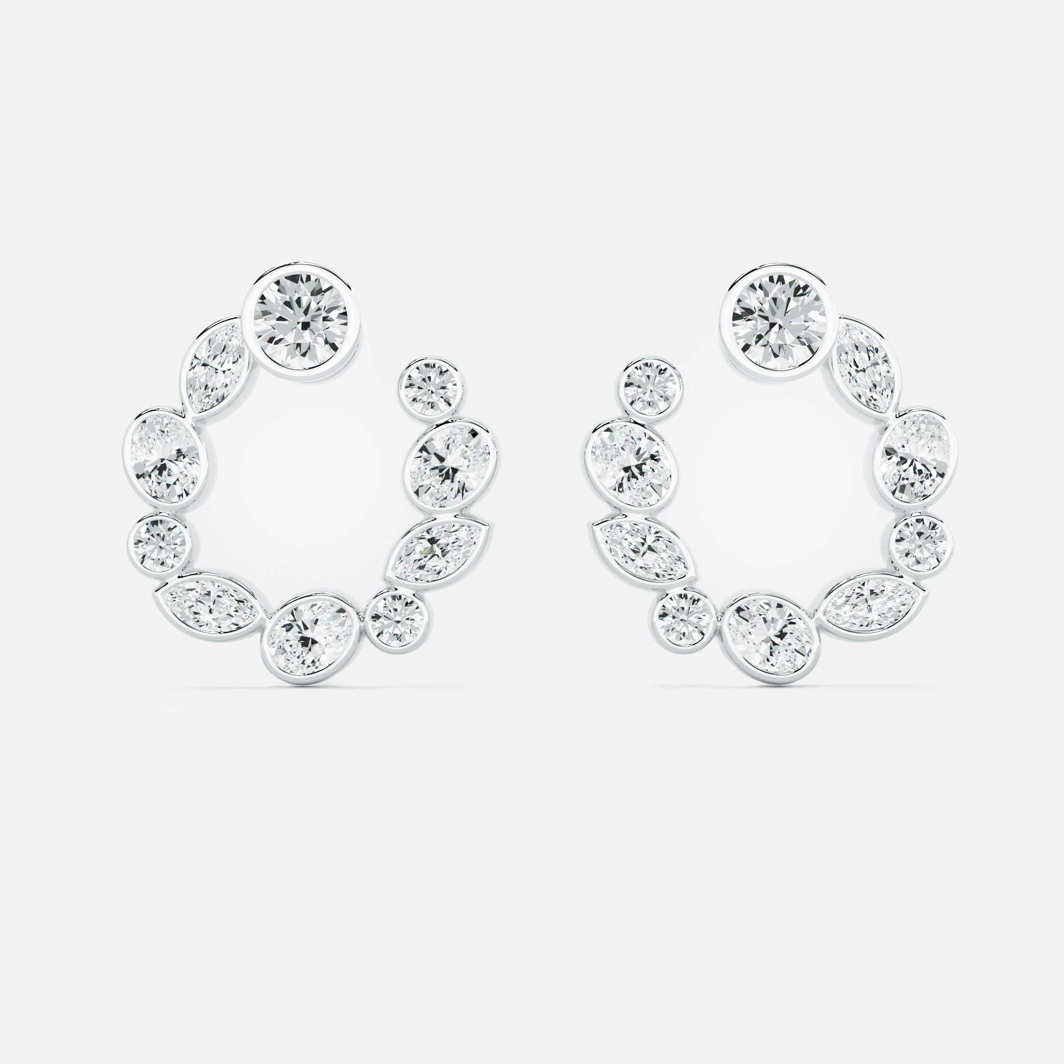 Multiform Diamond Hoop