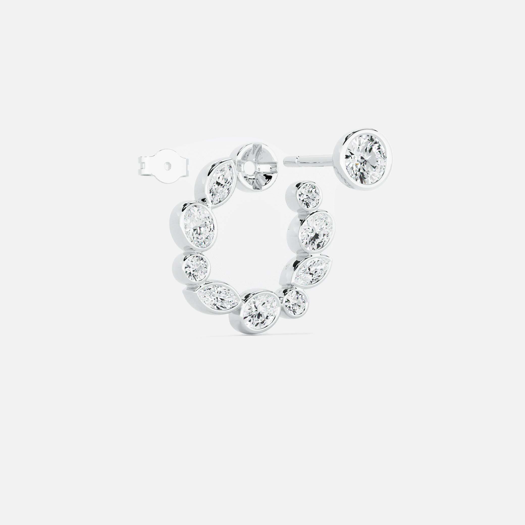 Multiform Diamond Hoop