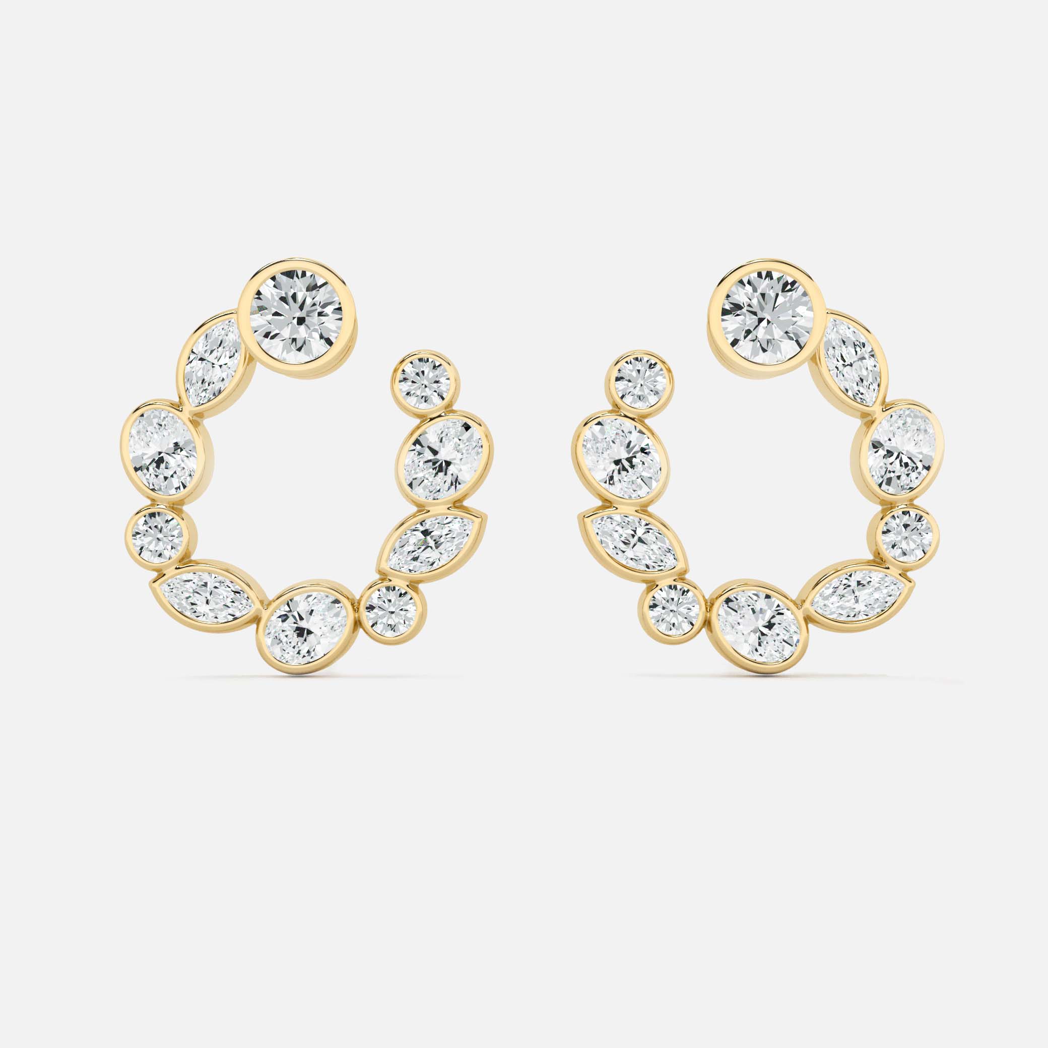 Multiform Diamond Hoop