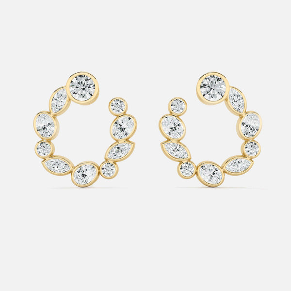 Multiform Diamond Hoop