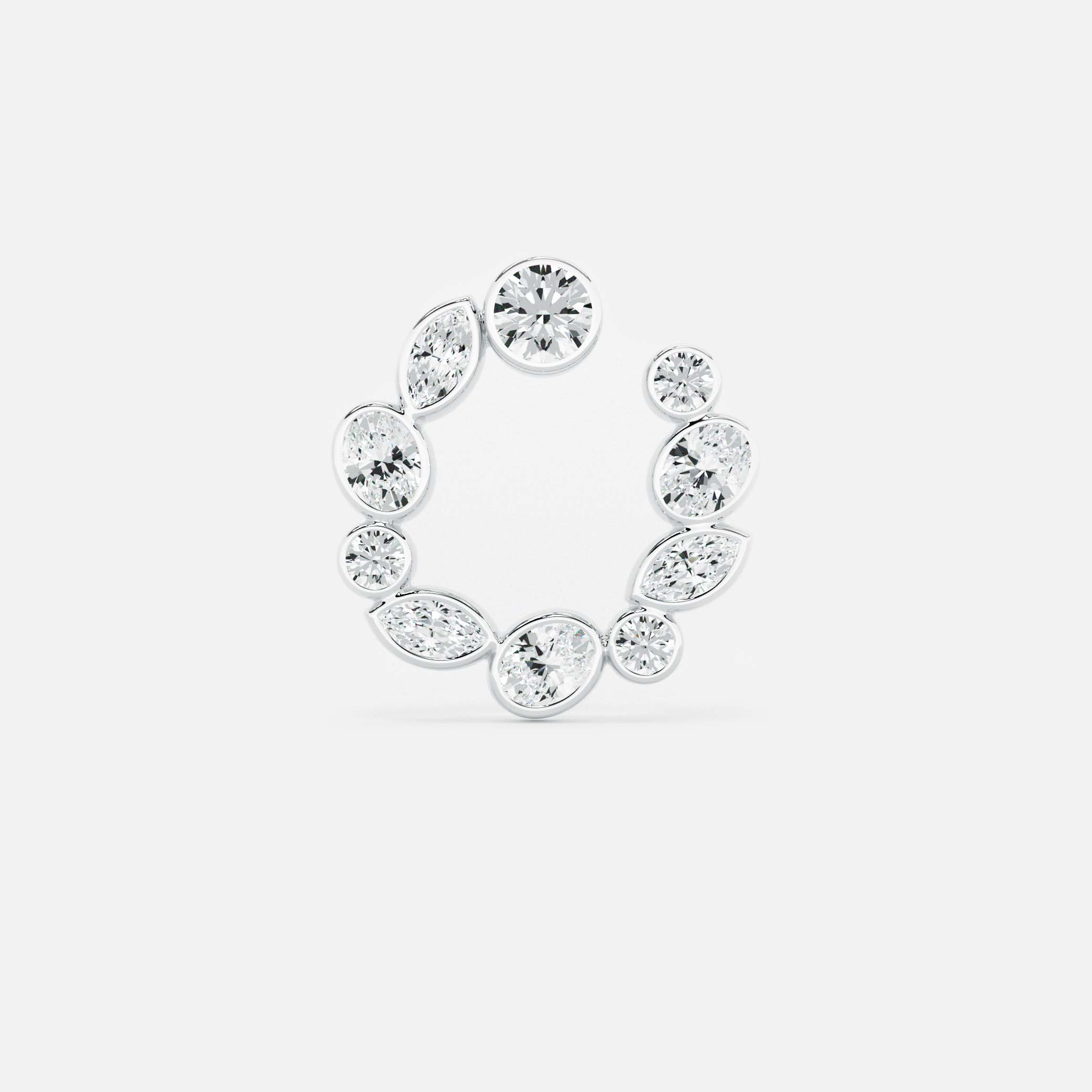 Multiform Diamond Hoop