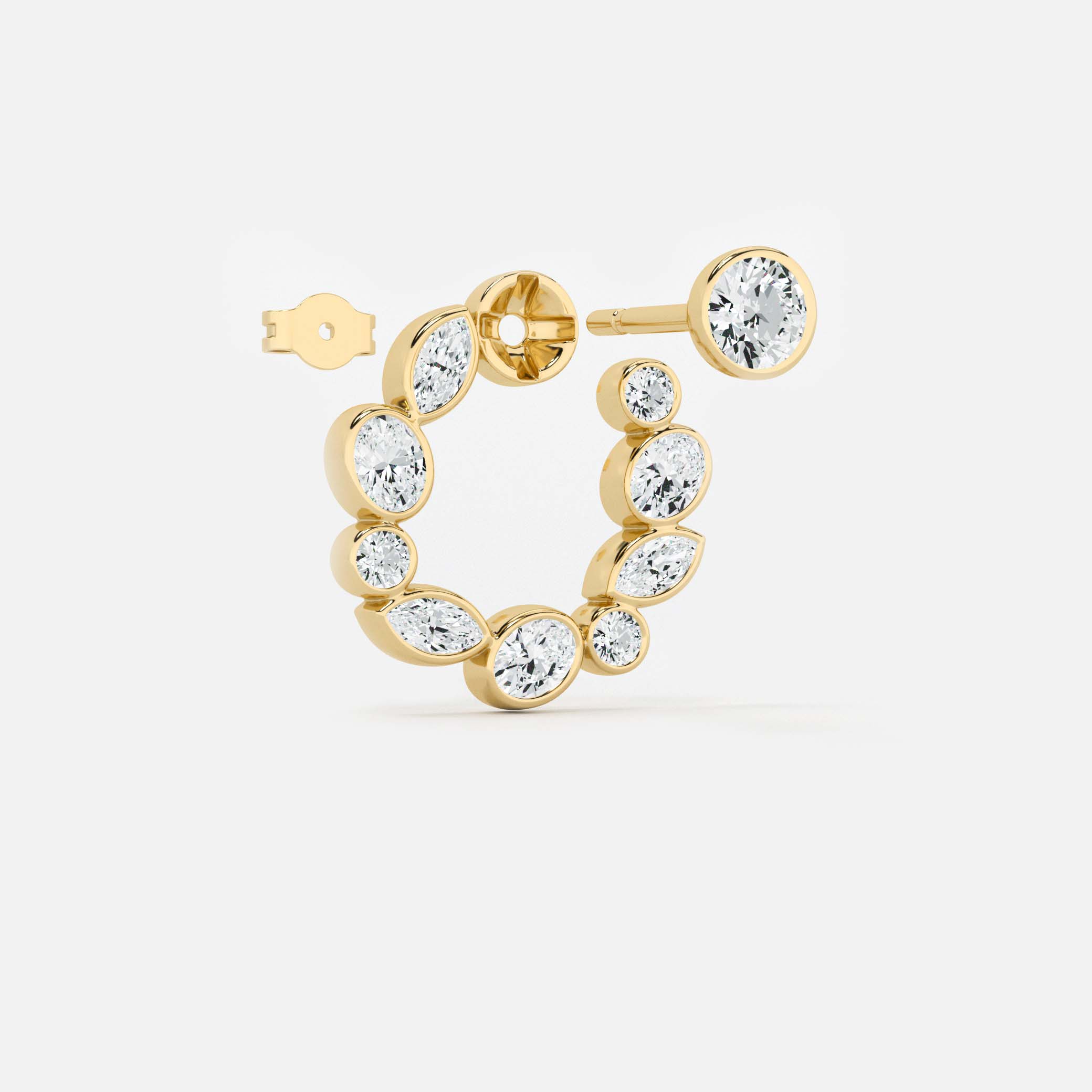 Multiform Diamond Hoop