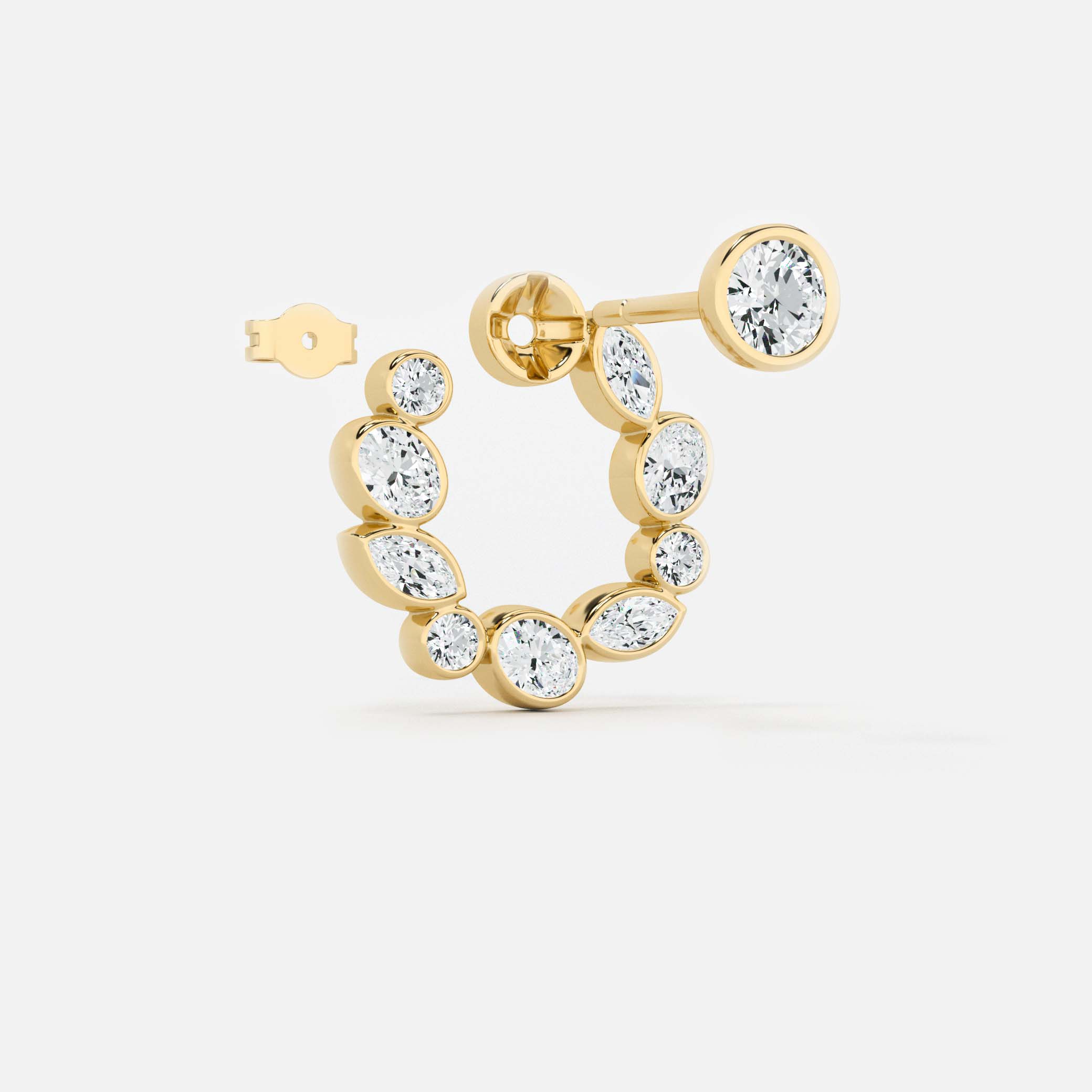 Multiform Diamond Hoop