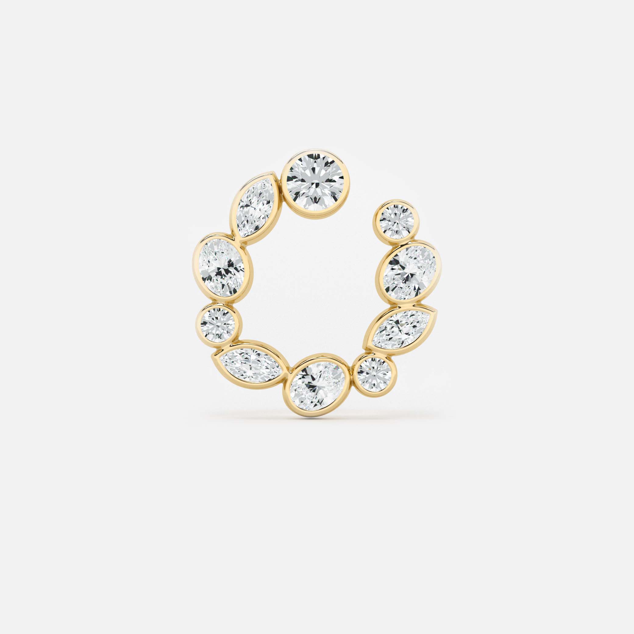 Multiform Diamond Hoop