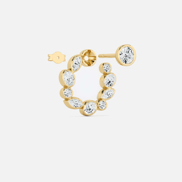 Multiform Diamond Hoop