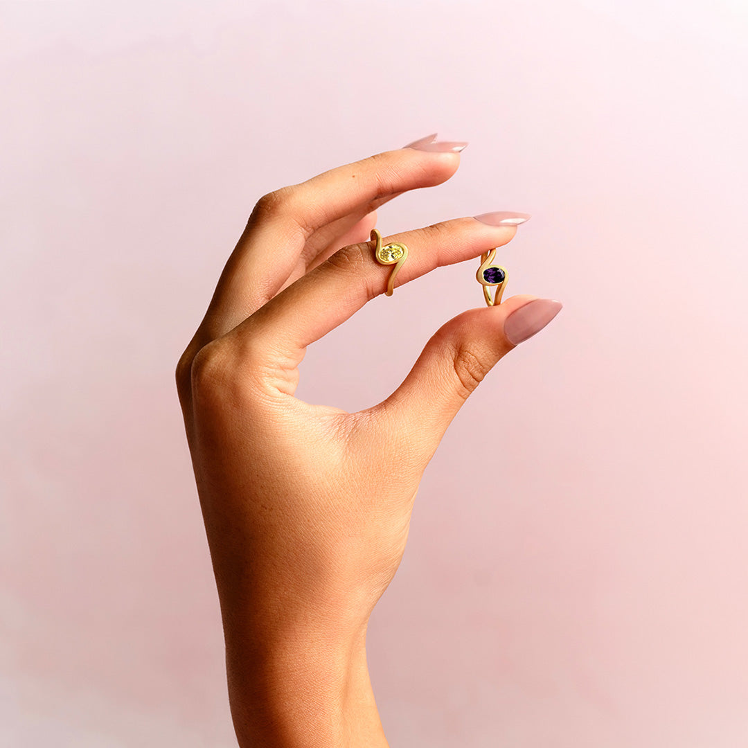 NYRA Alexandrite Pinky Ring