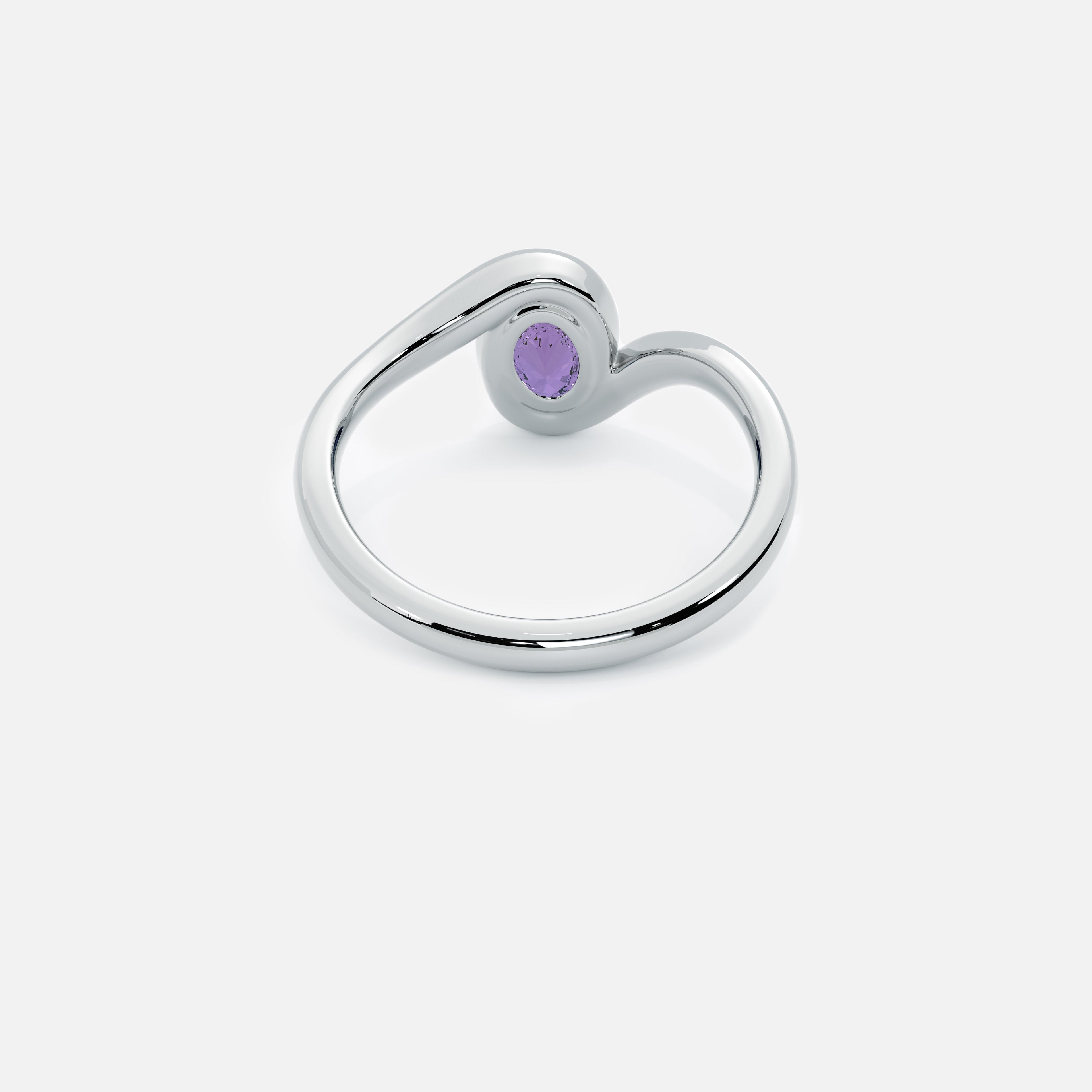 NYRA Amethyst Pinky Ring JAUR