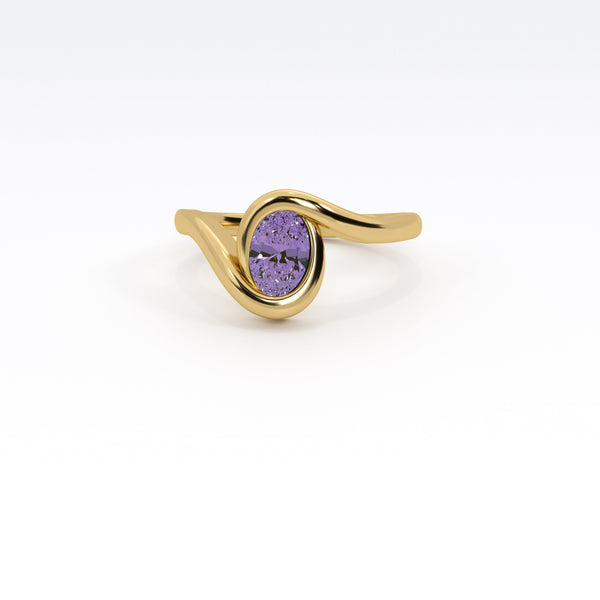 NYRA Amethyst Pinky Ring JAUR