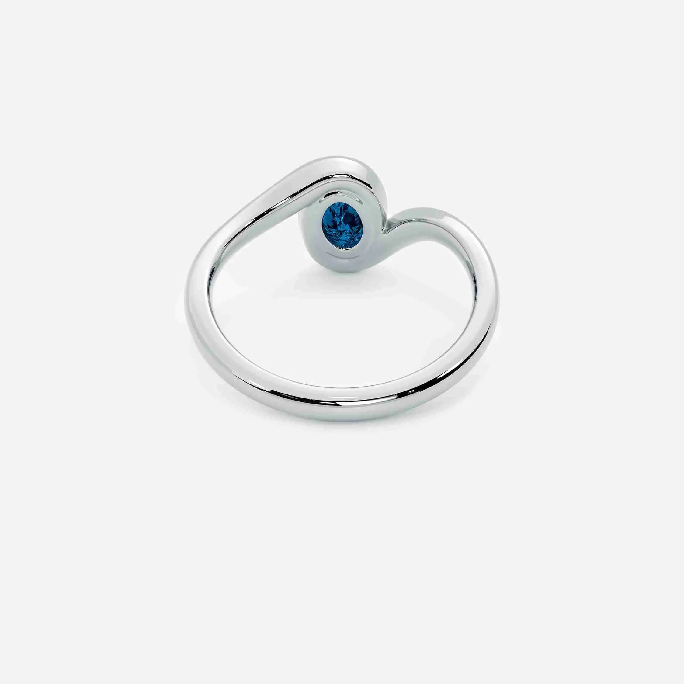 NYRA Blue Sapphire Pinky Ring JAUR