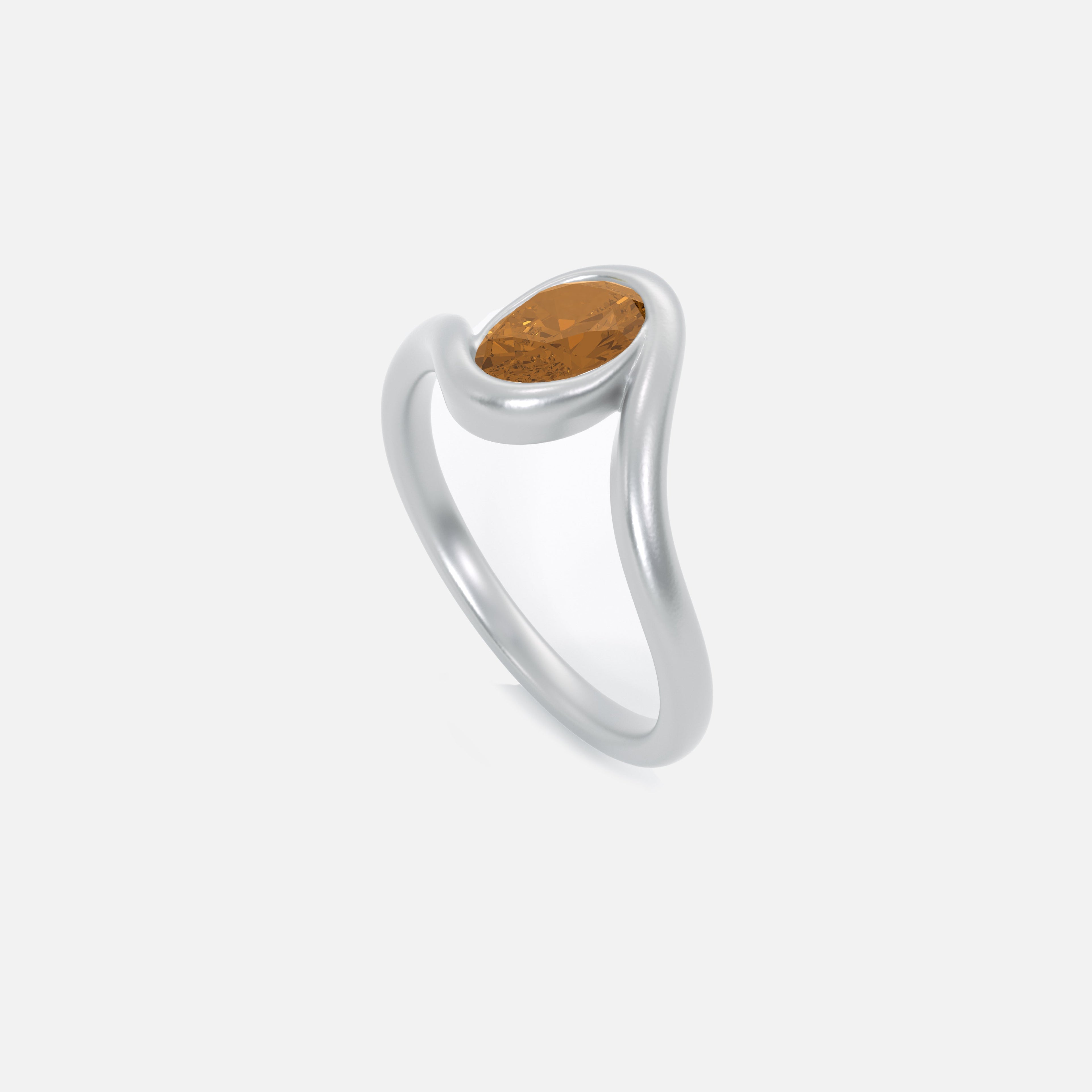 NYRA Brown Diamond Pinky Ring JAUR