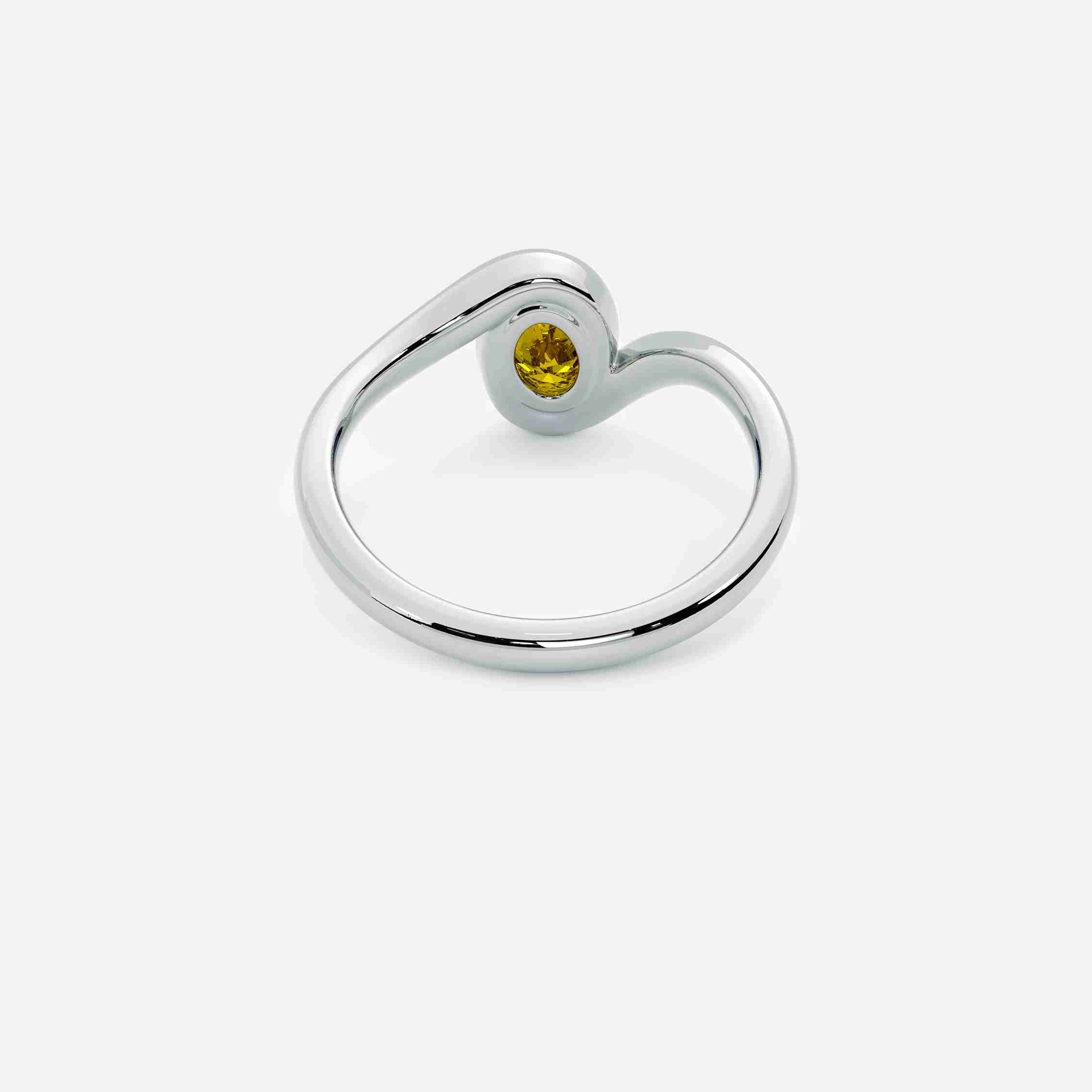 NYRA Citrine Pinky Ring