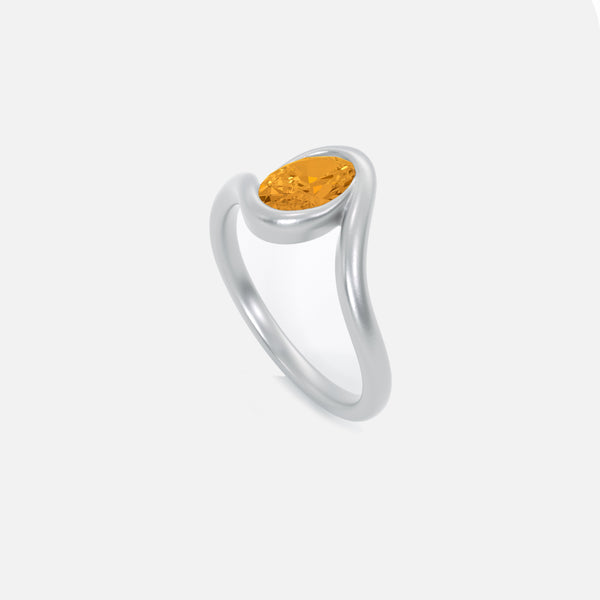 NYRA Citrine Pinky Ring JAUR