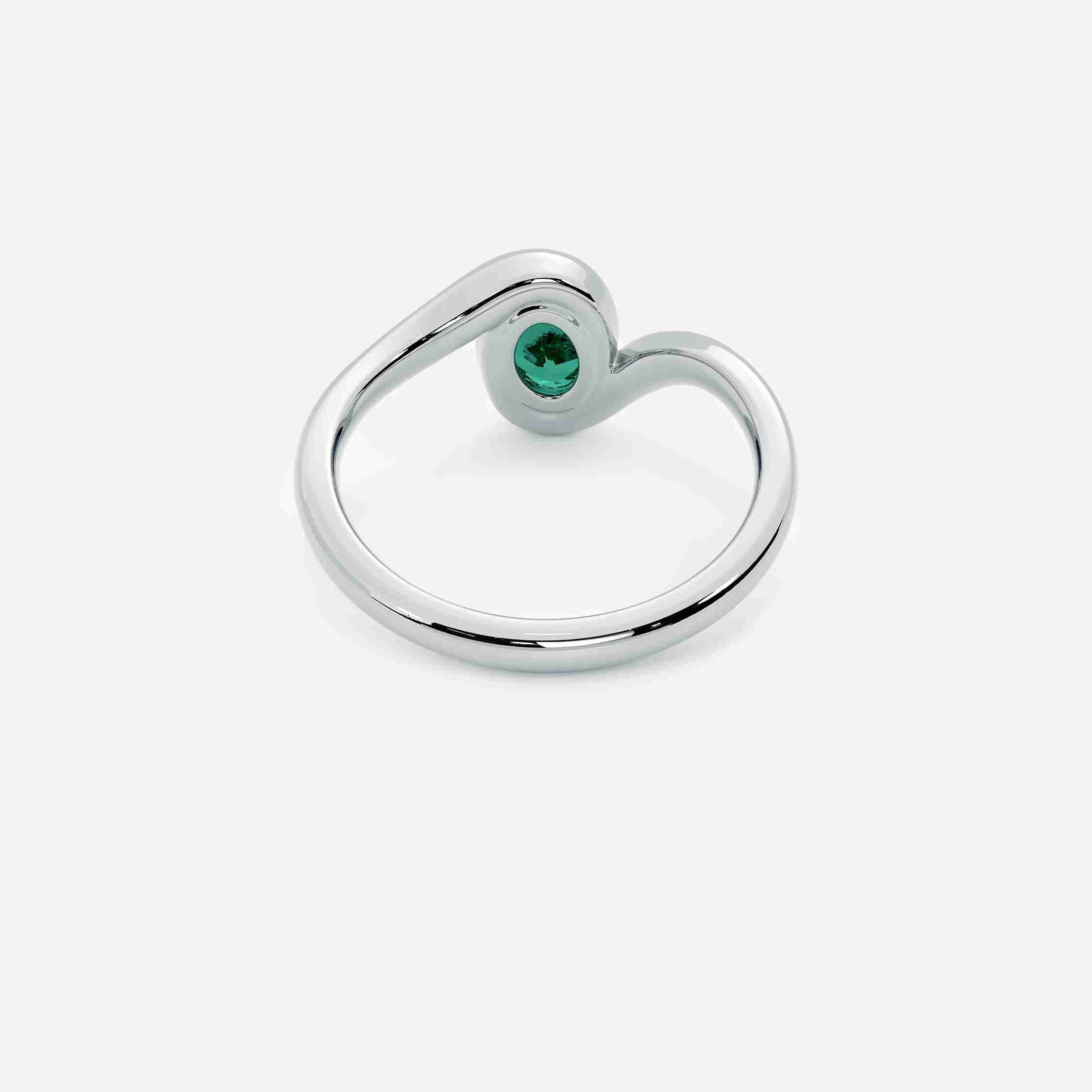 NYRA Emerald Pinky Ring