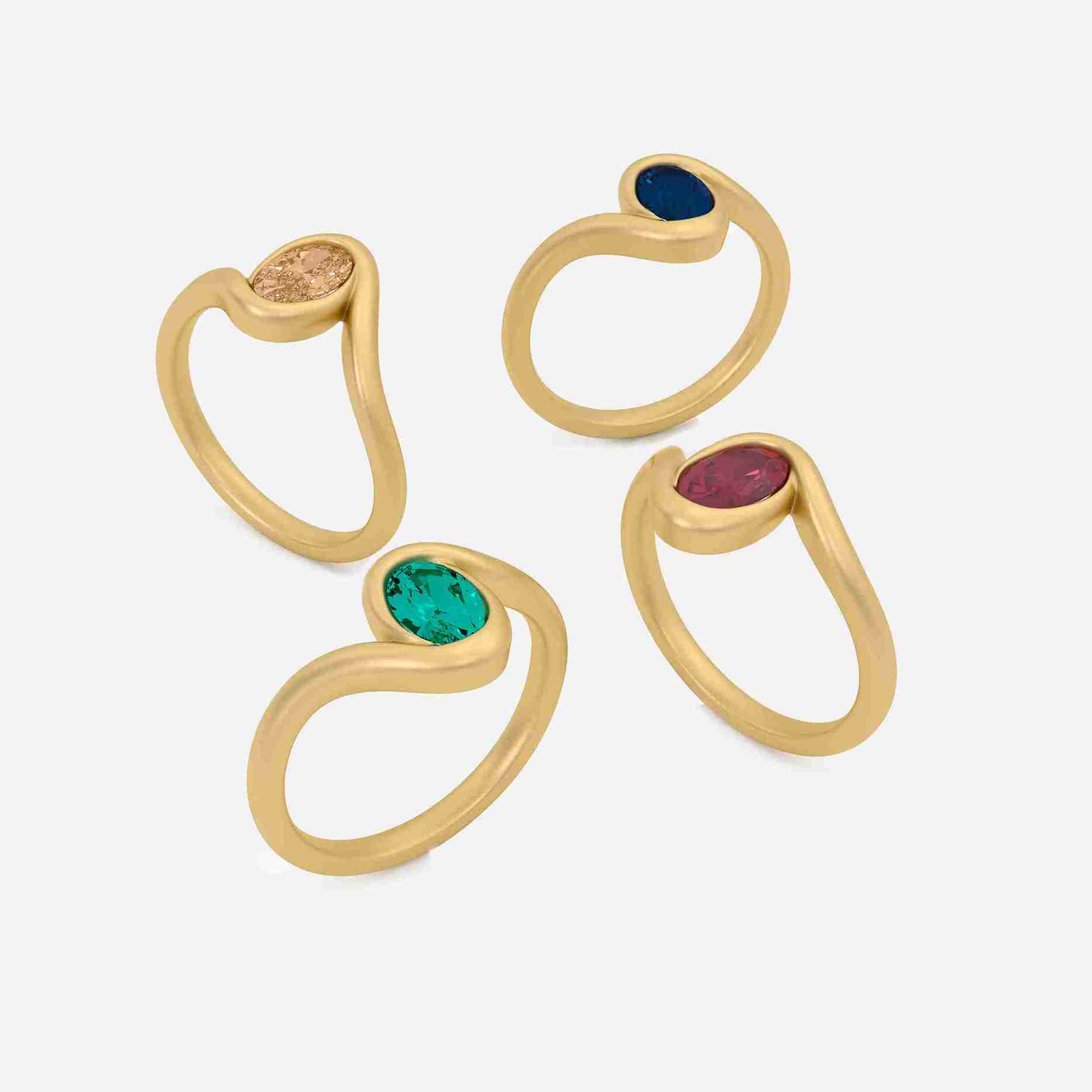 NYRA Emerald Pinky Ring