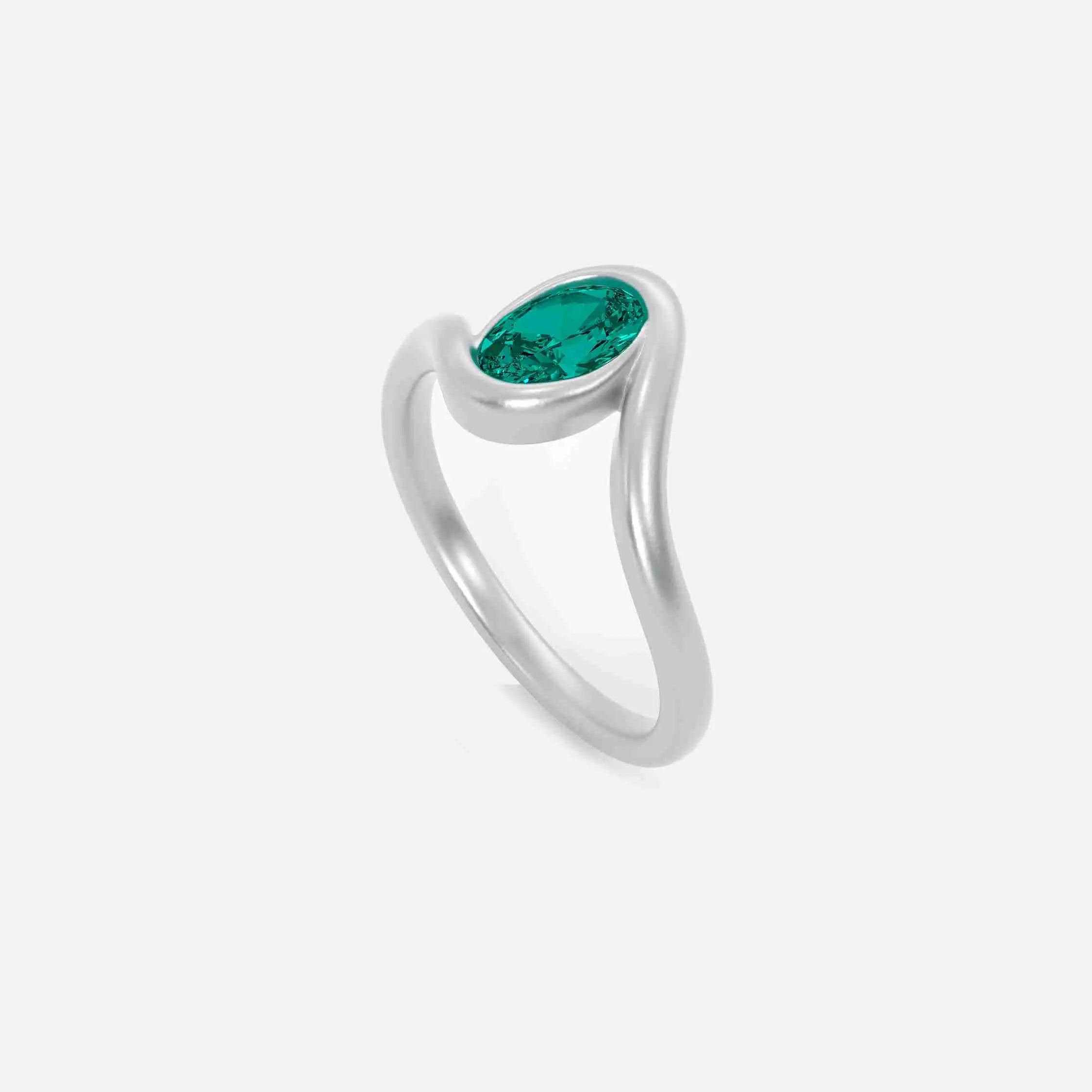 NYRA Emerald Pinky Ring JAUR
