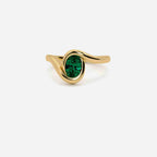 NYRA Emerald Pinky Ring JAUR