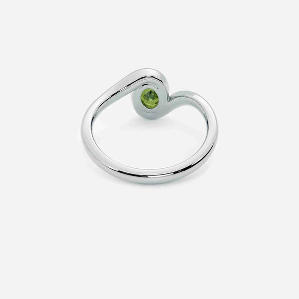 NYRA Light Green Lab Diamond Pinky Ring JAUR