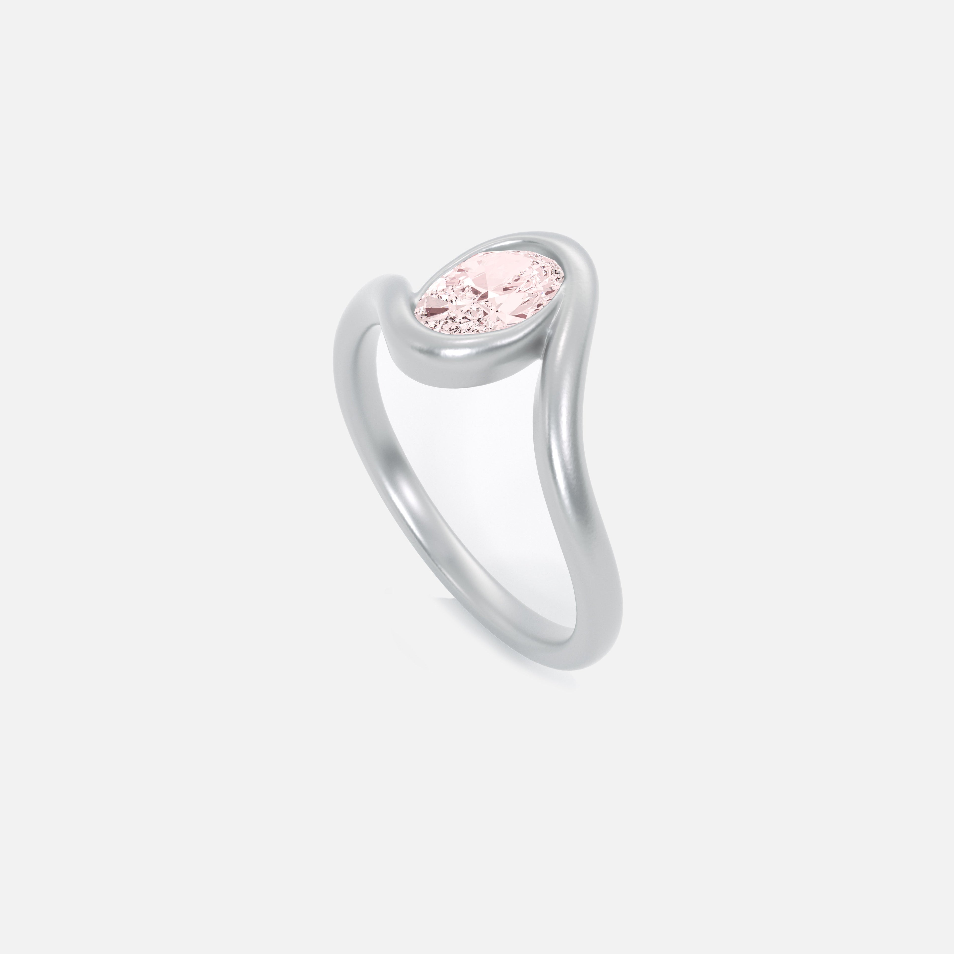 NYRA Pink Diamond Pinky Ring JAUR