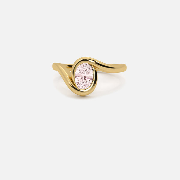 NYRA Pink Diamond Pinky Ring JAUR