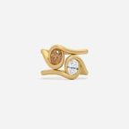 NYRA Pink Lab Diamond Pinky Ring JAUR