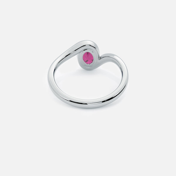 NYRA Pink Sapphire Pinky Ring JAUR