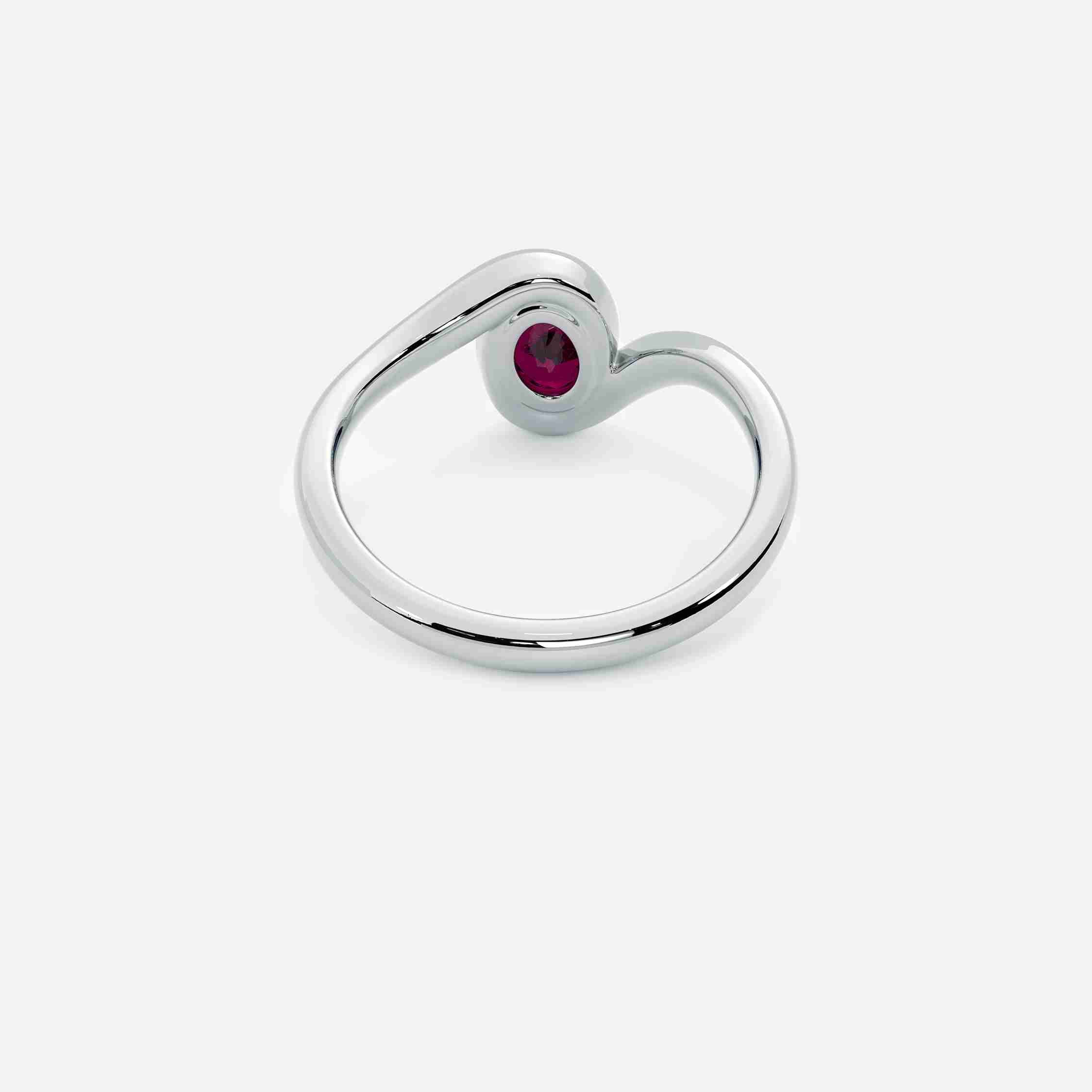 NYRA Pink Sapphire Pinky Ring