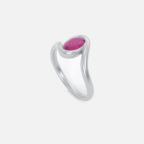 NYRA Pink Sapphire Pinky Ring JAUR