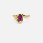 NYRA Pink Sapphire Pinky Ring JAUR