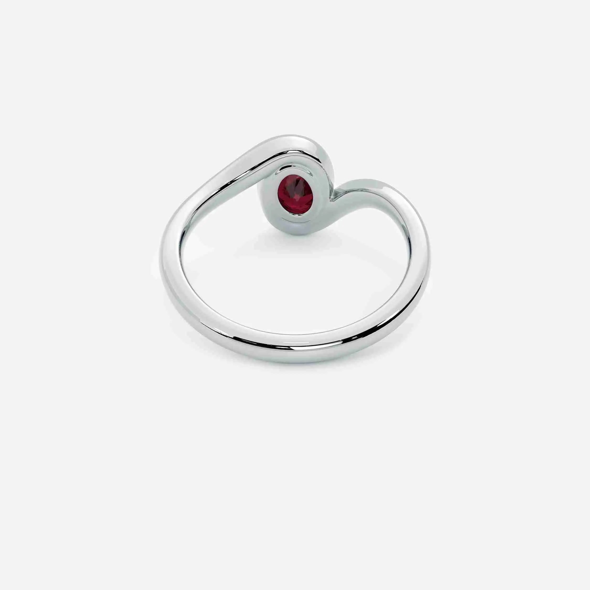 NYRA Ruby Pinky Ring JAUR