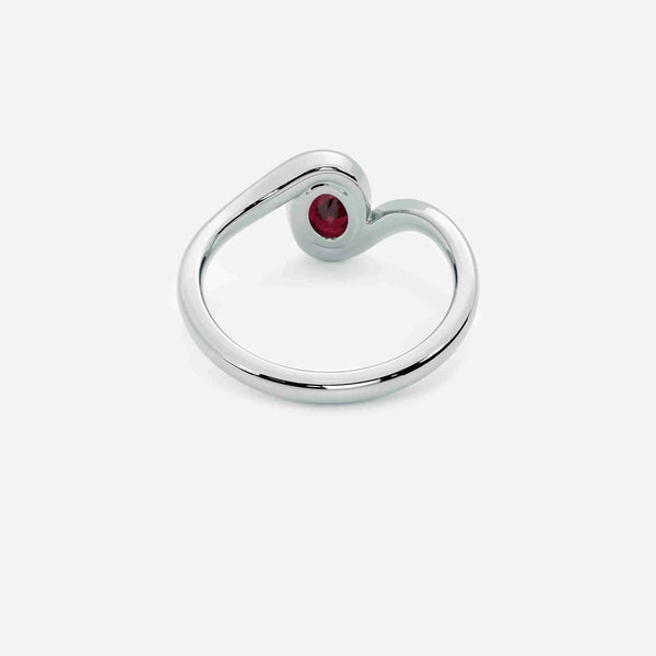 NYRA Ruby Pinky Ring JAUR