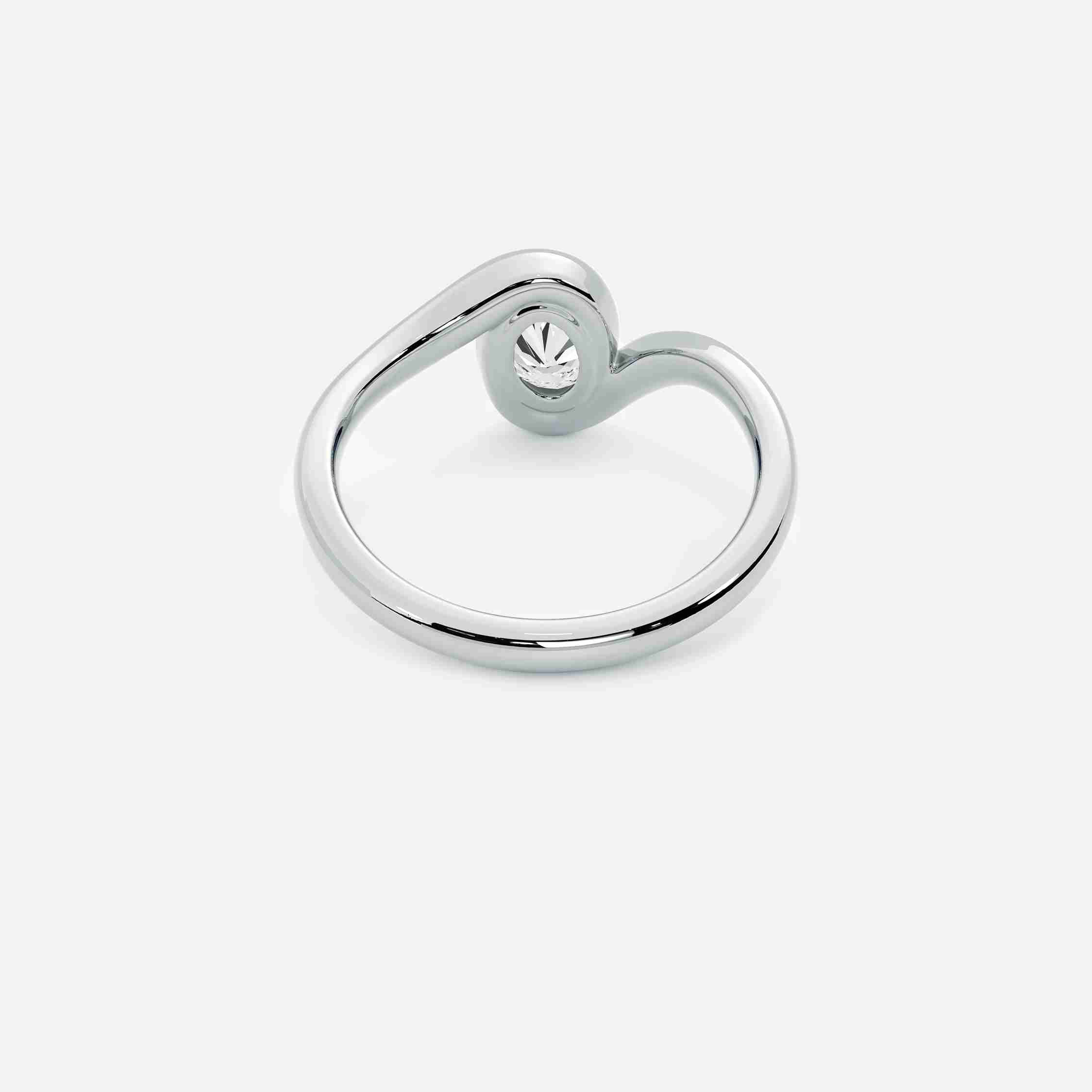 NYRA White Lab Diamond Pinky Ring