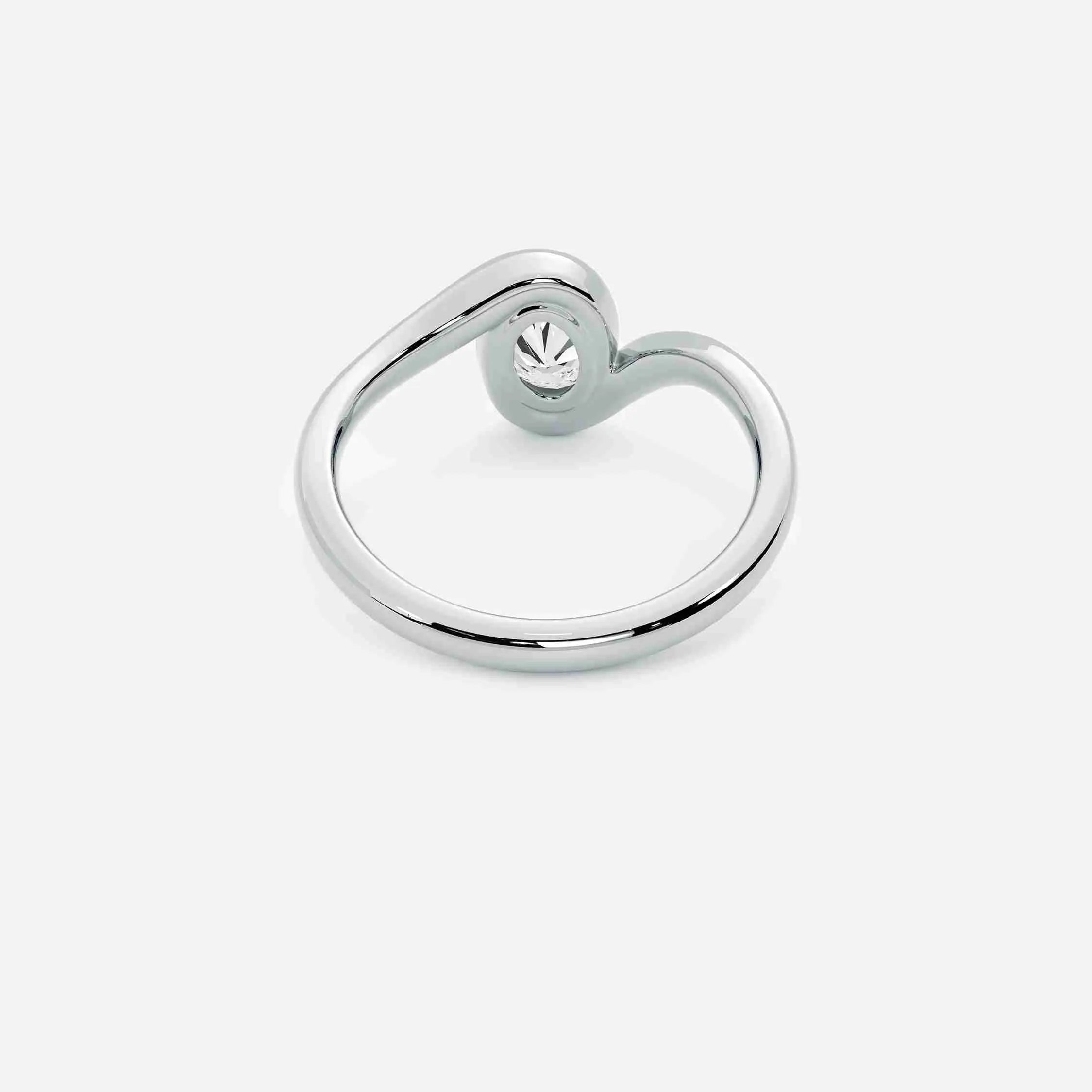 NYRA White Lab Diamond Pinky Ring JAUR