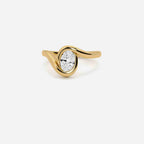 NYRA White Lab Diamond Pinky Ring JAUR