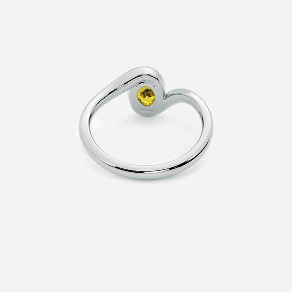 NYRA Yellow Lab Diamond Pinky Ring JAUR