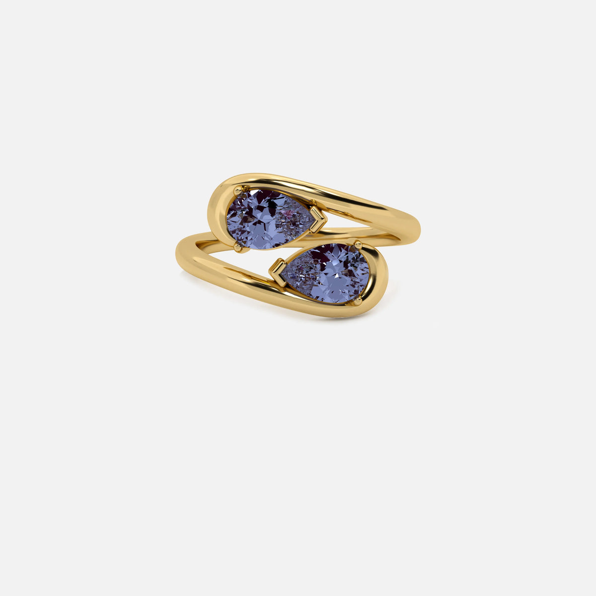 NOOR Alexandrite and Alexandrite Pinky Ring JAUR