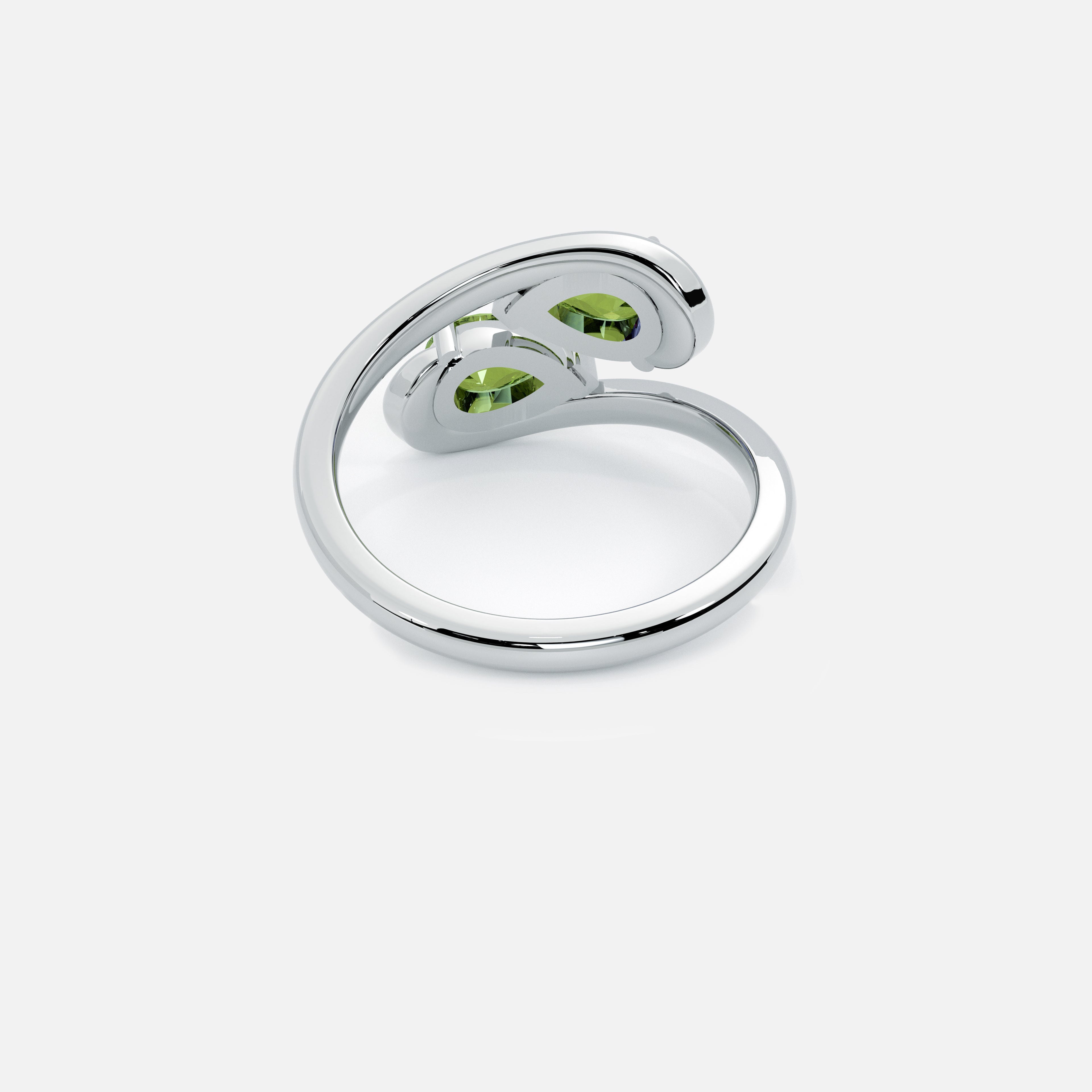 NOOR Alexandrite and Green Diamond Ring