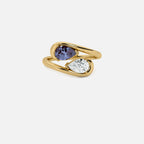 NOOR Alexandrite and White Diamond Pinky Ring JAUR
