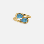 NOOR Blue Diamond and Blue Diamond Ring