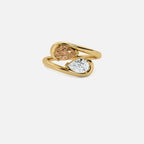 NOOR Brown Diamond and White Diamond Ring